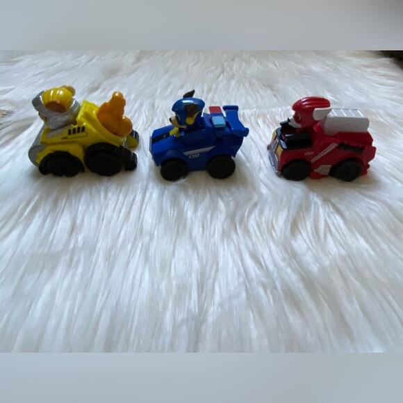 PAW Patrol Rubble, Chase, And Marshall Pup Squad Racers - Picture 4 of 6